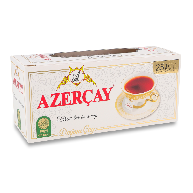 Чай чорний з ароматом бергамоту 25*2г Azercay