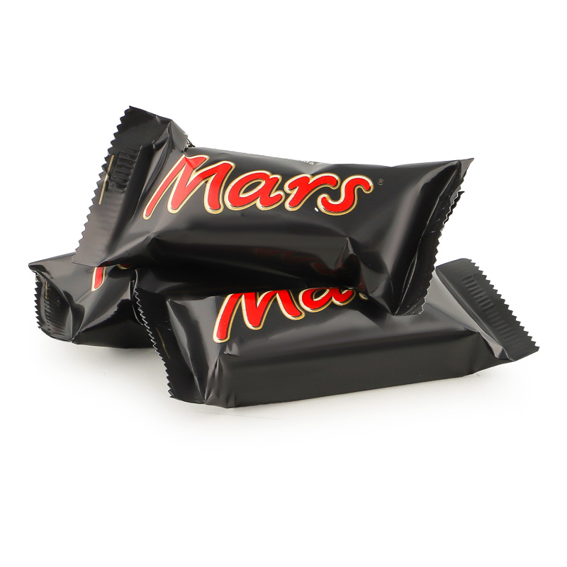 Батончик із нугою та карамеллю вкритий молочним шоколадом Minis Mars кг