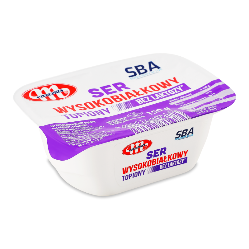 Сир плавлений високобілковий Super Body Active без лактози 150г Mlekovita