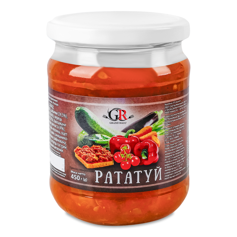 Закуска Рататуй 450г твіст/б Гранд Рагу