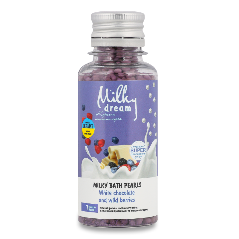Бісер д/ванн Білий шоколад та лісові ягоди 80г Мілкі дрім