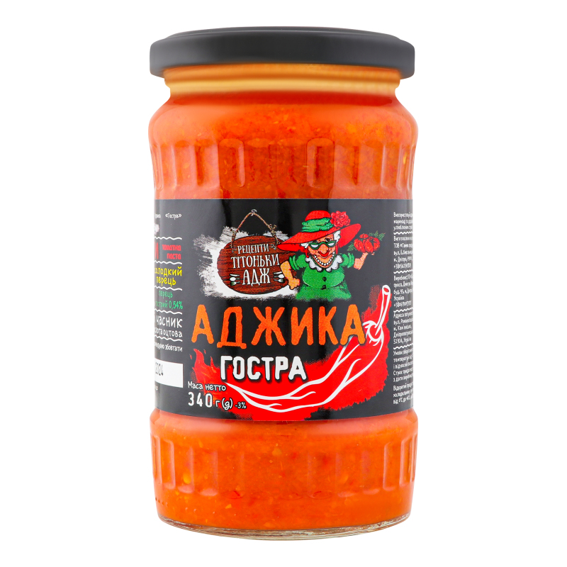 Аджика гостра Рецепти тітоньки Адж с/б