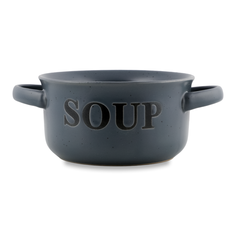 Бульйонниця Alcor 550мл синя кераміка Ardesтo