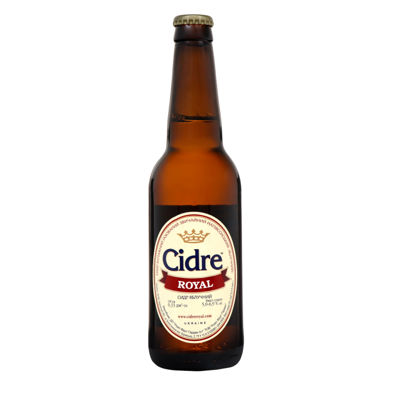 Сидр 0.35л 6.9% яблучний Royal Cidre Cidre 4820120800405: купить в ...