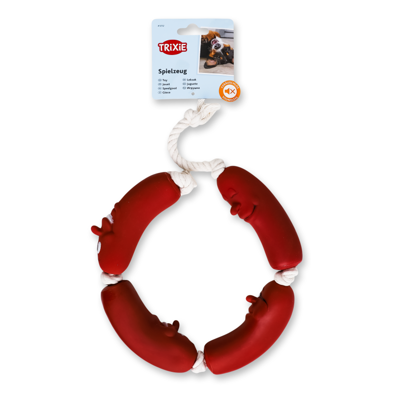 Іграшка д/собак Сарделі на мотузці 75см Тріксі