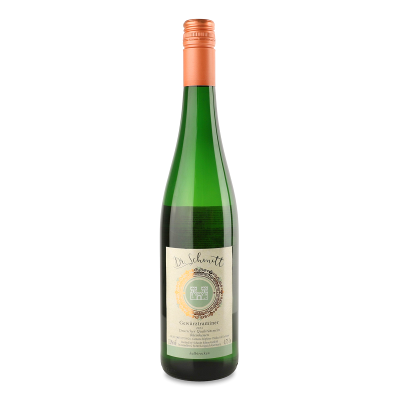 Вино Gewurztraminer біле н/сухе 11% 0,75л Dr.Schmitt