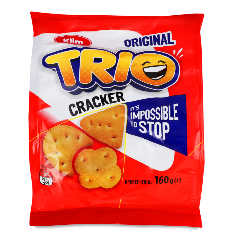 Крекер Trio класичний 160г Klim