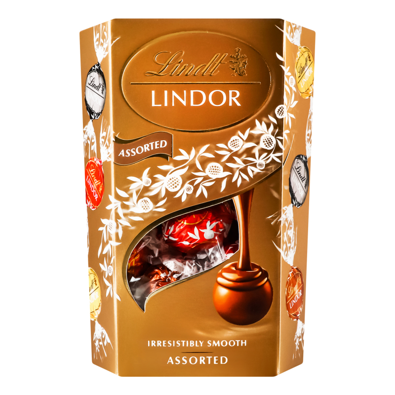 Конфеты шоколадные Assorted Lindor Lindt к/у 200г Lindt(7610400082556 ...