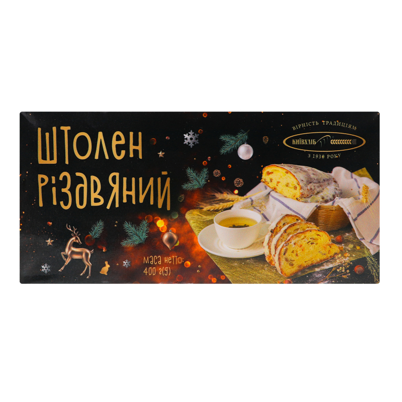 Кекс Штолен різдвяний Київхліб к/у