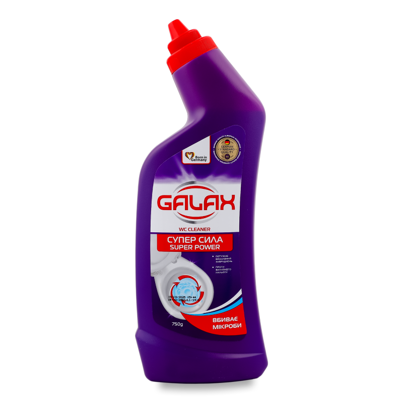 Засіб д/чищення унітазу Пауер Клін 750г Галакс