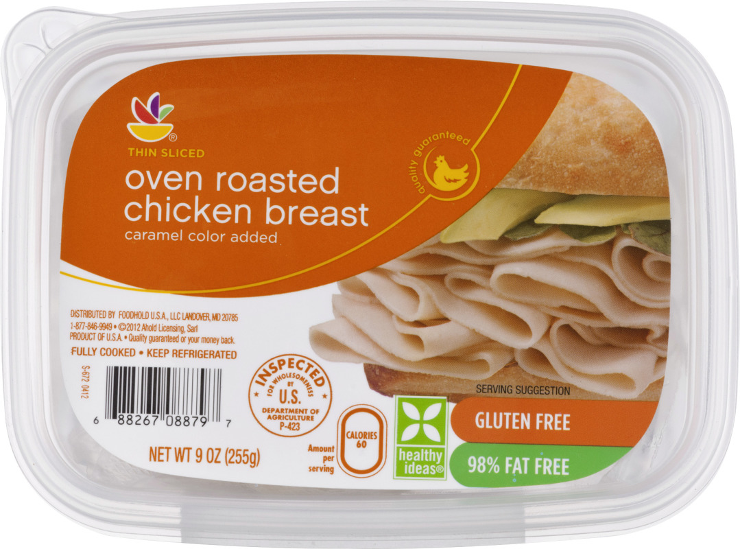 Ahold Oven Roasted Chicken Breast Thin Sliced Ahold(688267088797