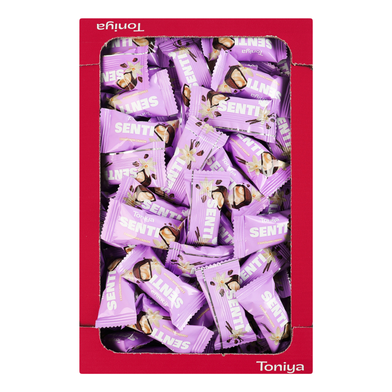 No.1332 TG CANDY 100g 3個 Конфеты с начинкой с ванильным вкусом Senti Toniya кг Toniya