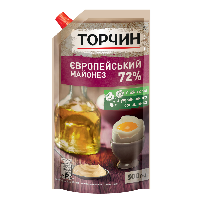 Майонез 72% Європейський Торчин д/п