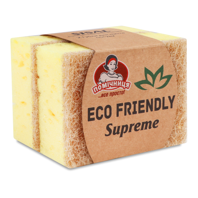 Губка кухонна Eco Friendly Supreme 2шт Помічниця