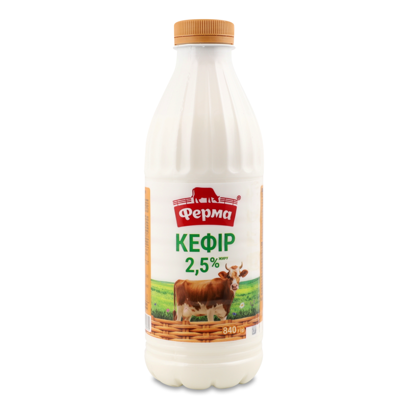 Кефір 2,5% 840г пет Ферма