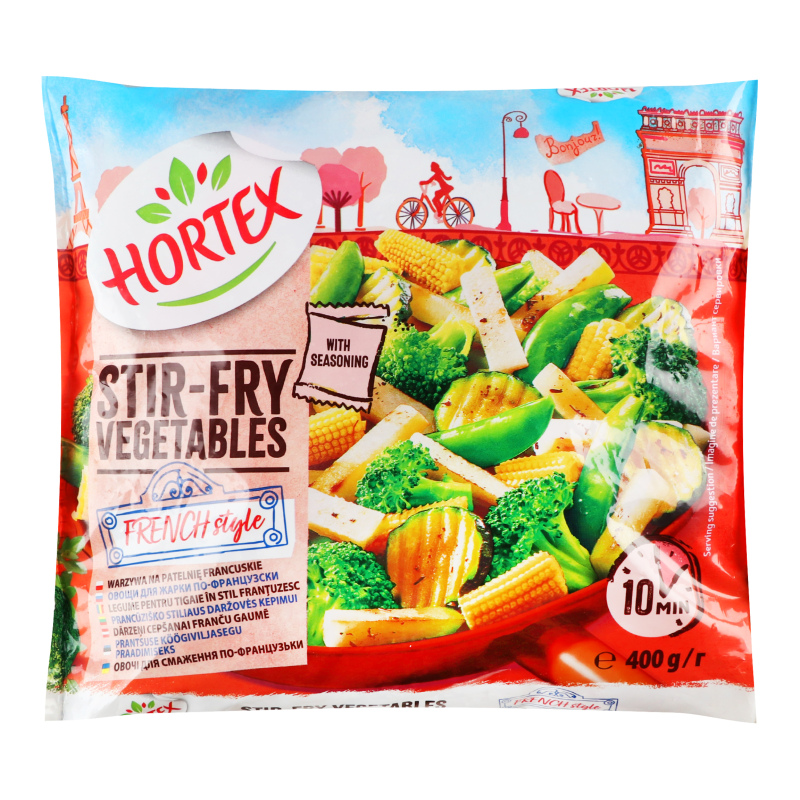 Овочі заморожені для смаження По-французьки Hortex м/у