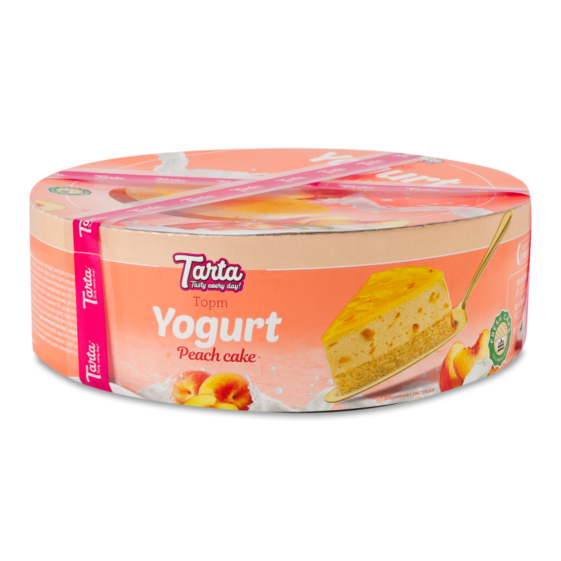 Торт Yogurt Peach cake 400г Tarta