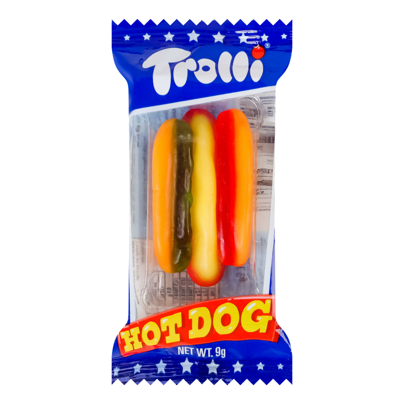 Мармелад жувальний з фруктовим смаком Hot dog Trolli м/у