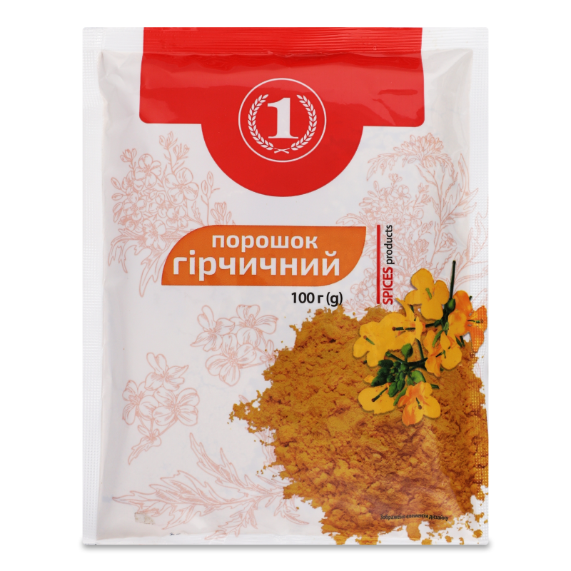 Порошок гірчичний 100г ТМ “1”