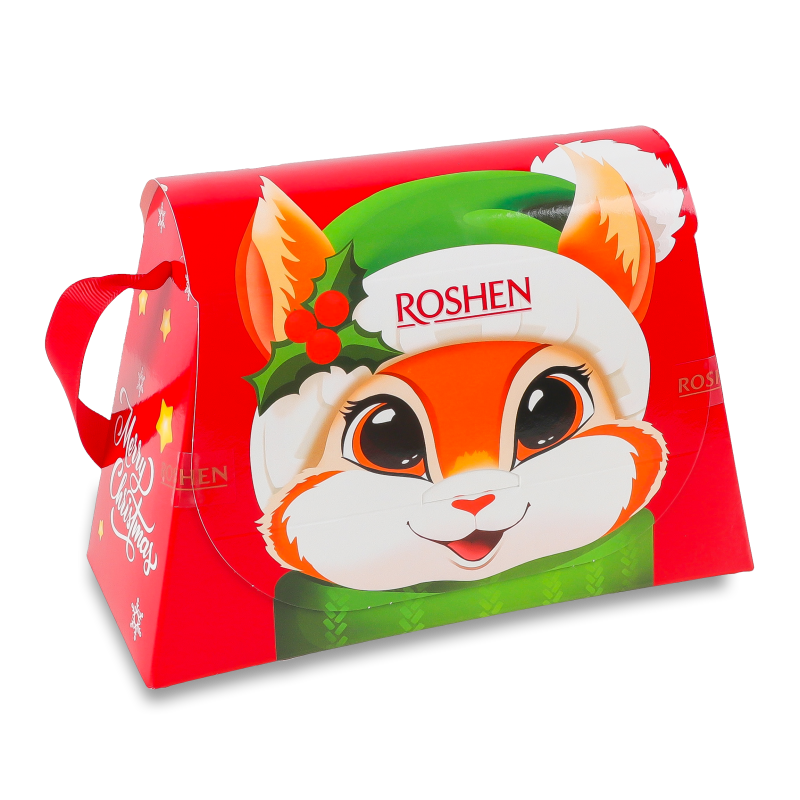 Подарунок новорічний №2 Новорічна сумочка 330г Roshen