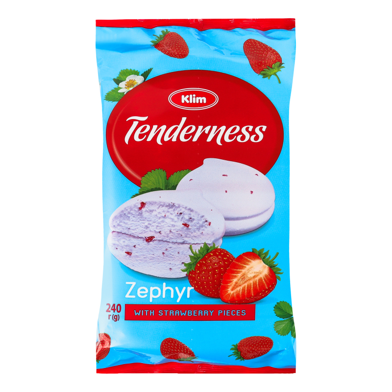 Зефір зі шматочками полуниці Tenderness Klim м/у
