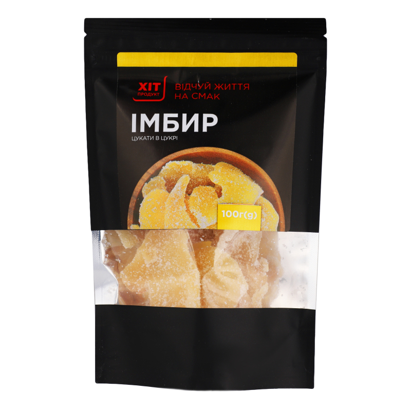 Імбир цукати в цукрі Хіт продукт д/п