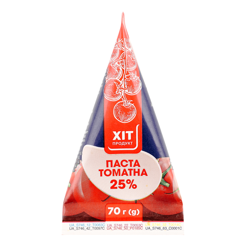 Паста томатна 25% стерилізована Хіт продукт в/с т/п