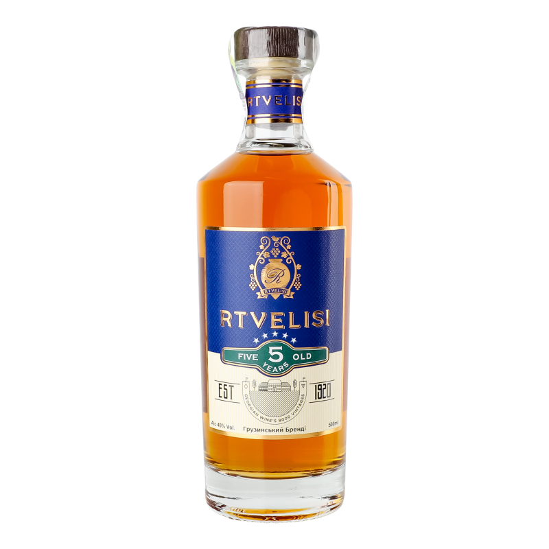 Бренди 0.5л 40% 5YO Rtvelisi бут Rtvelisi(14860117330475): купить