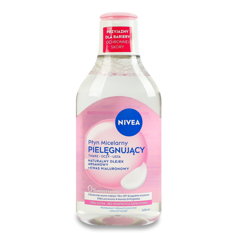 Вода міцелярна МіцеллЕір Дихання шкіри д/сухої та чутливої шкіри 400мл Nivea