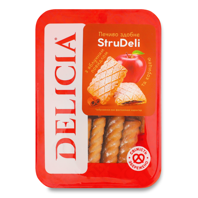 Печиво здобне StruDeli 150г Delicia
