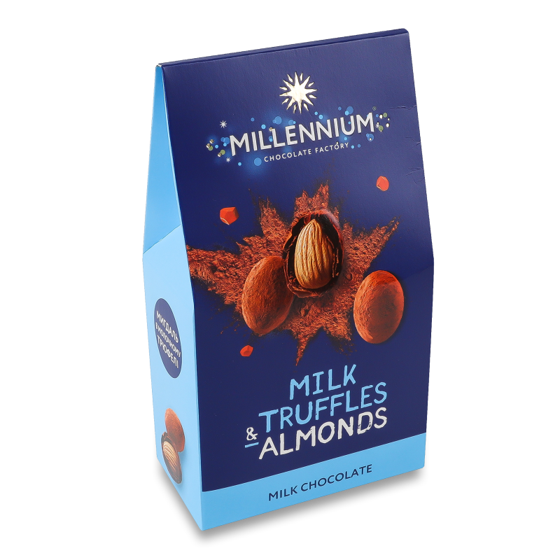 Цукерки Мигдаль в молочному трюфелі 100г Millennium