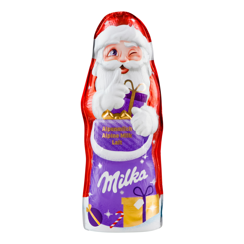 Фігура шоколадна молочна Дід Мороз Milka м/у