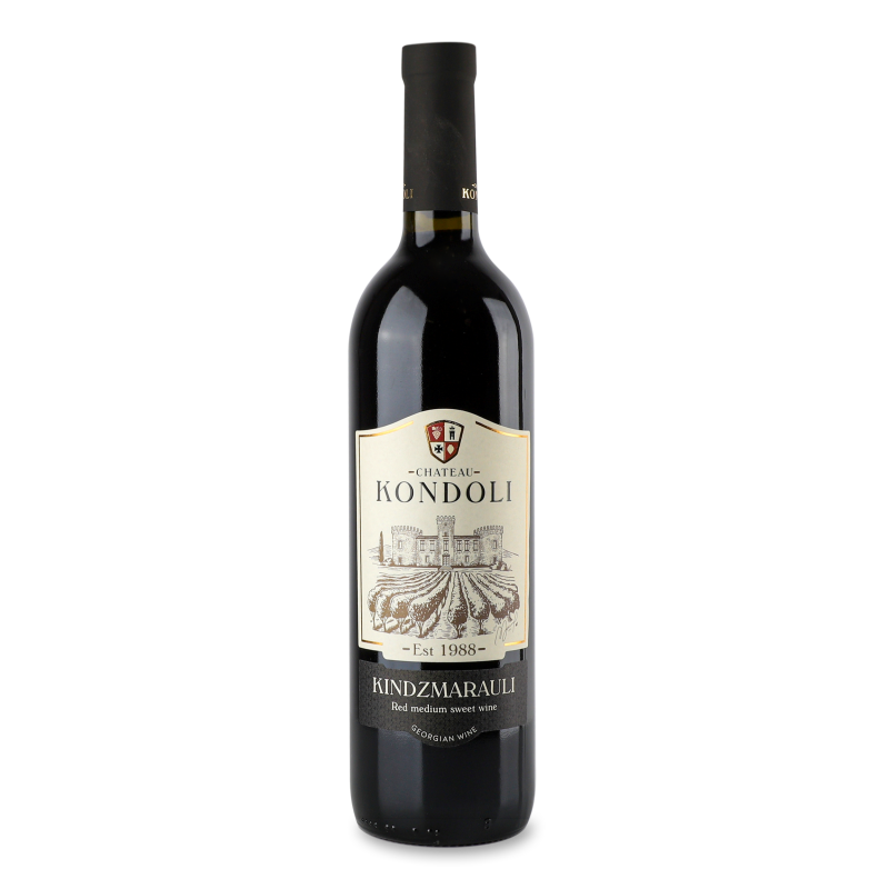 Вино Kindzmarauli червоне н/солодке 11-13% 0,75л Chateau Kondoli