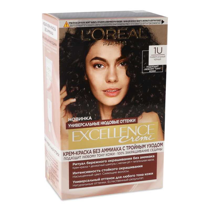 Крем-фарба д/волосся Excellence Creme 1U чорний L’Oreal
