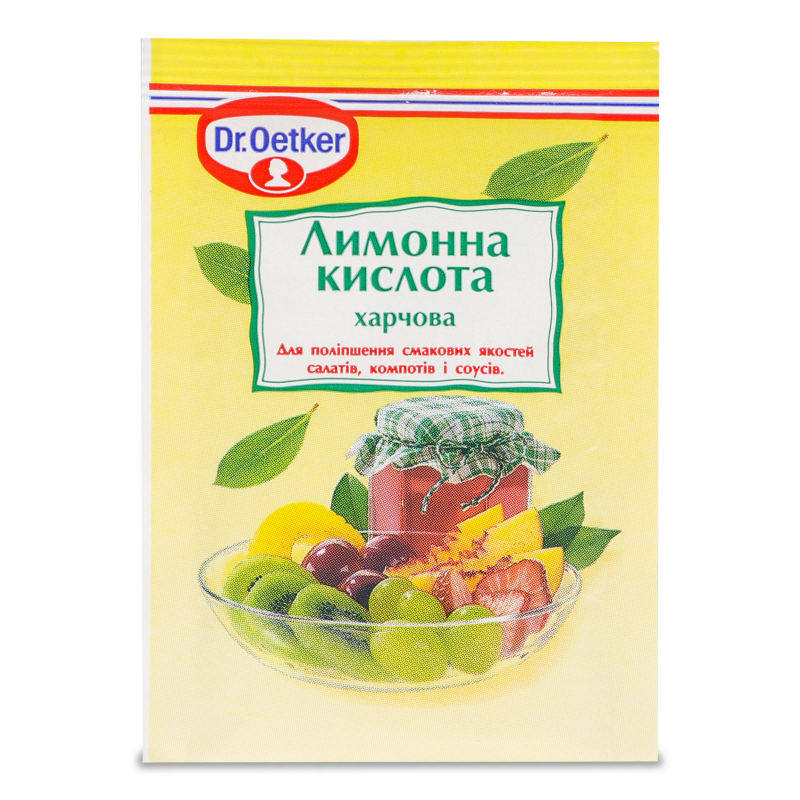 Кислота лимонна 8г Dr.Oetker