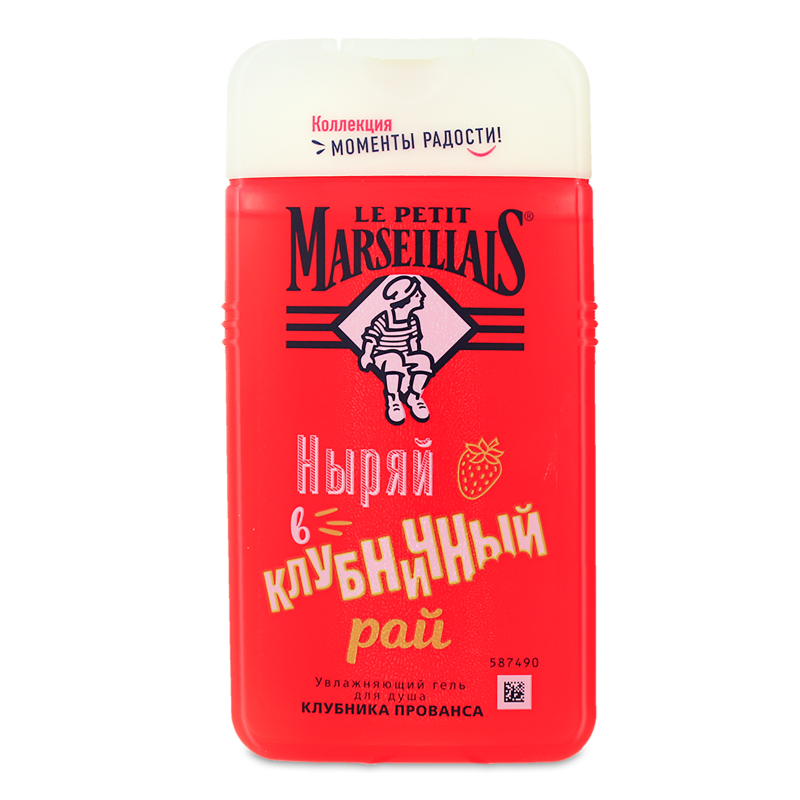 Гель д/душу Bio Wild strawberry 250мл Le Petit Marseillais