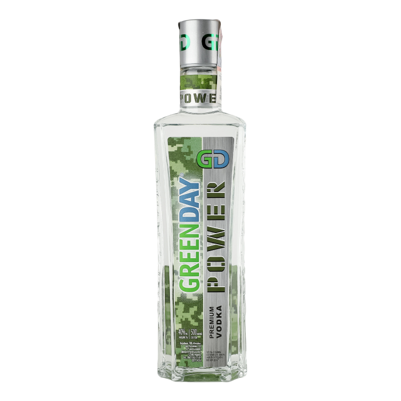 Горілка 0.5л 40% Power Green Day пл Green Day(4820235322182