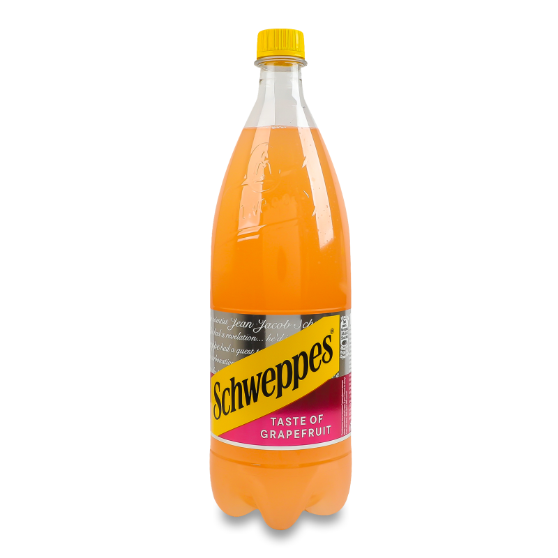 Напій безалкогольний Грейпфрут сильногазований 1л пет Schweppes