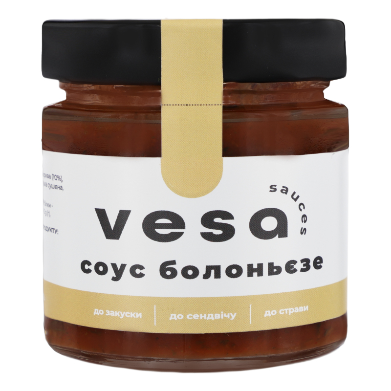 Соус з овочів Болоньєзе Vesa c/б