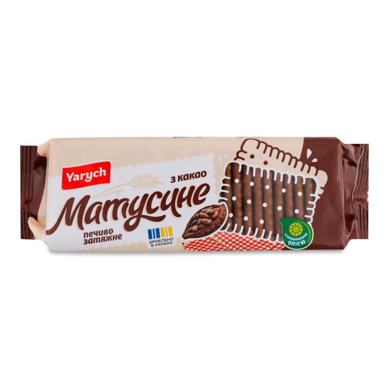 Печиво затяжне Матусине з какао 155г Yarych