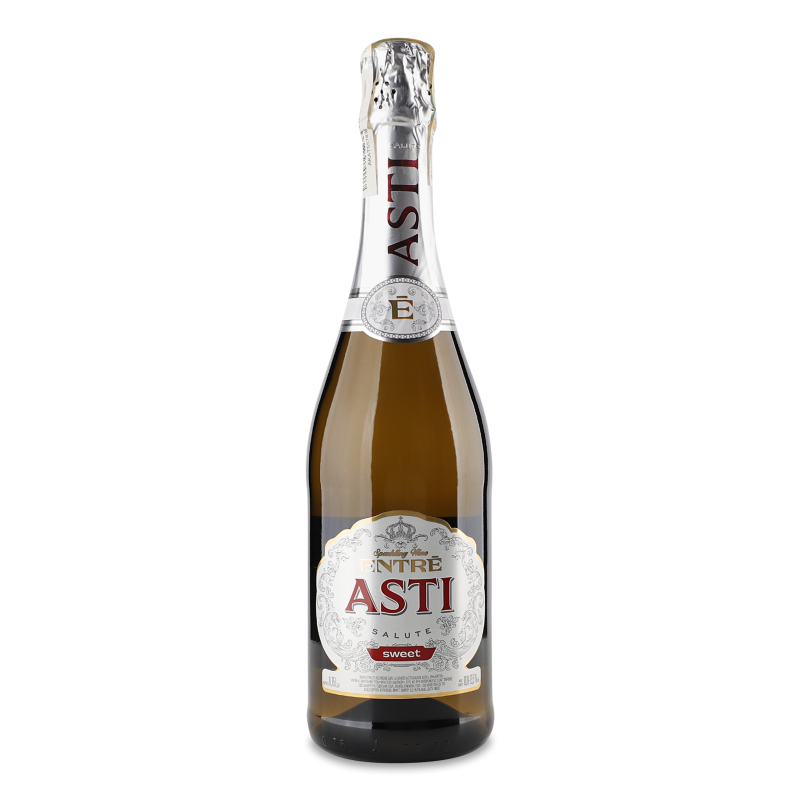 Вино ігристе Salute Asti біле солодке 13,5% 0,75л Entre