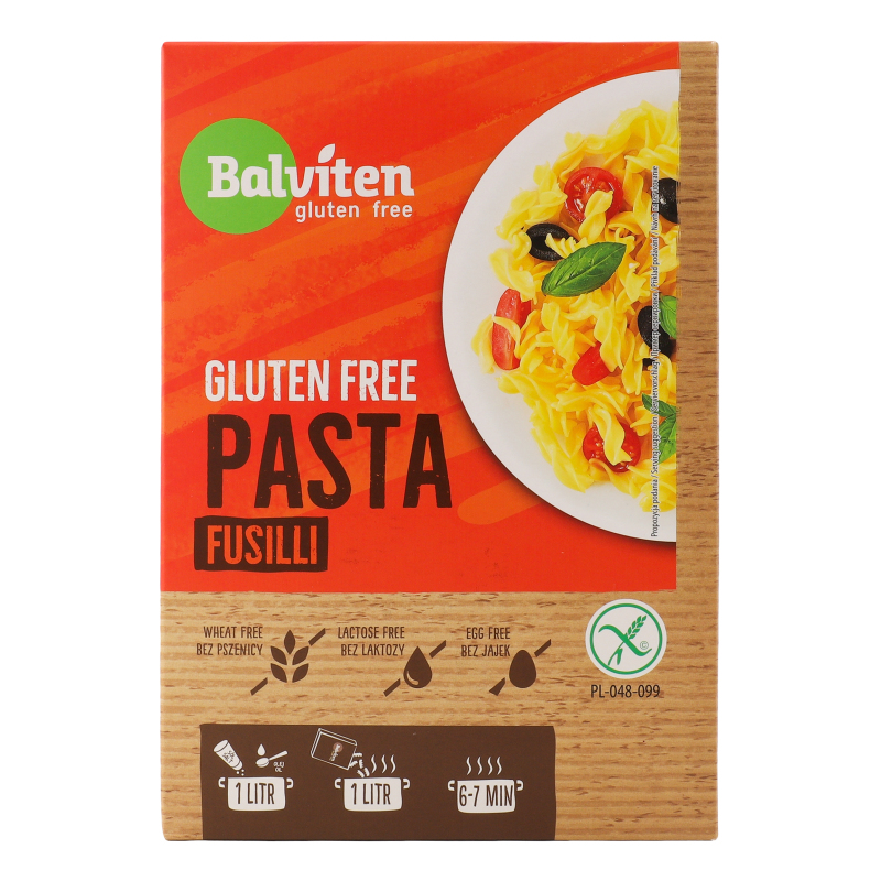 Вироби макаронні без глютену Fusilli Balviten к/у