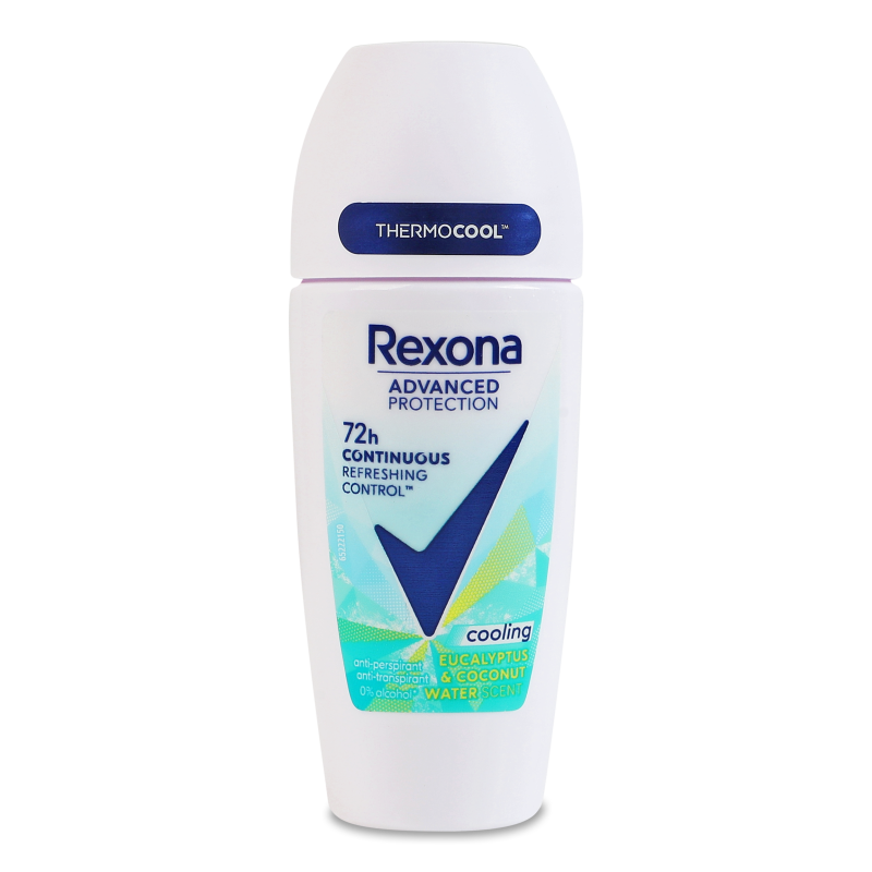 Антиперспірант Advanced Protection Eucalyptus&Coconut water охолоджуючий кульковий 50мл Rexona