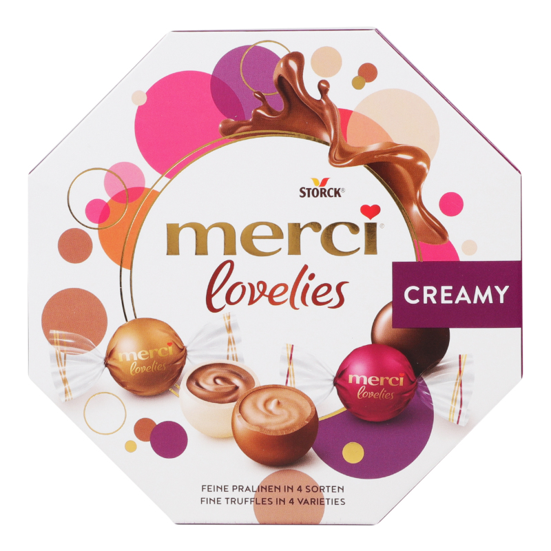 Конфеты Creamy Lovelies Merci к/у 185г Merci(4014400179026