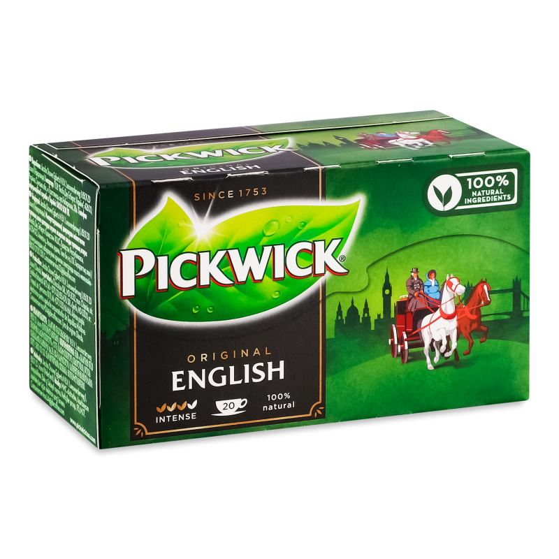 Чай English чорний 20*2г Pickwick