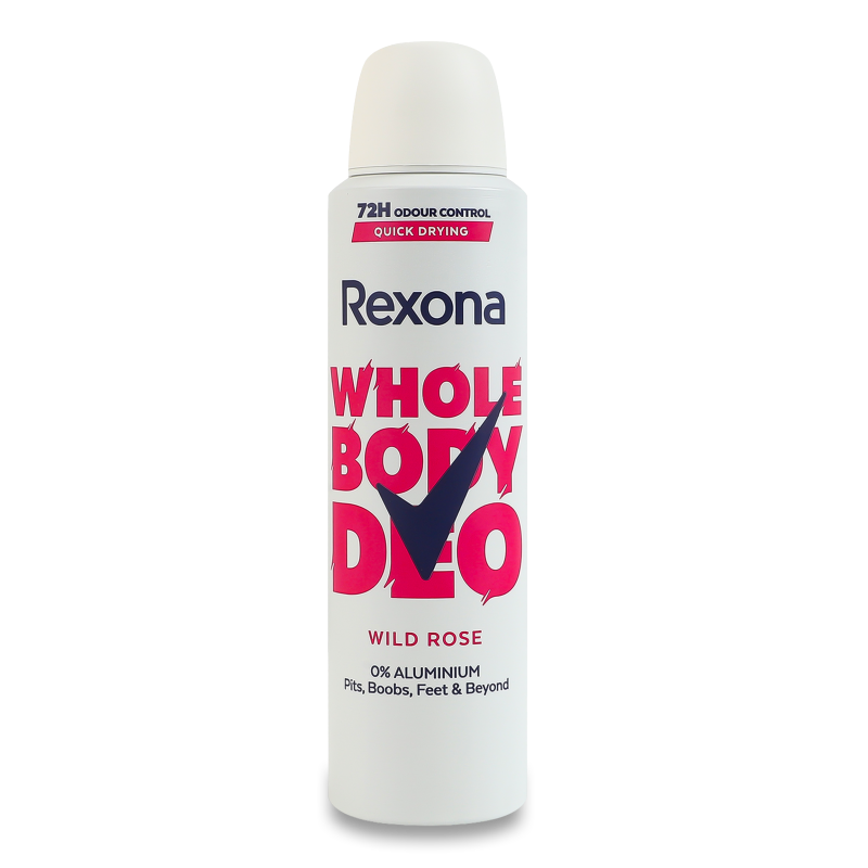 Дезодорант з ароматом дикої троянди д/всього тіла спрей 150мл Rexona