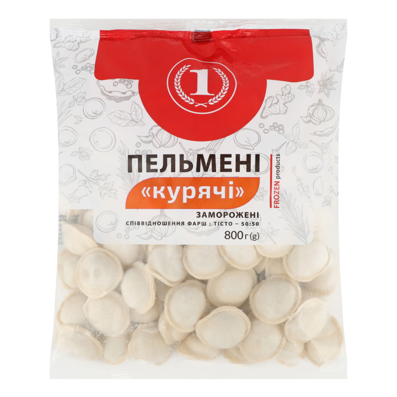Пельмені Курячі ТМ "1" м/у