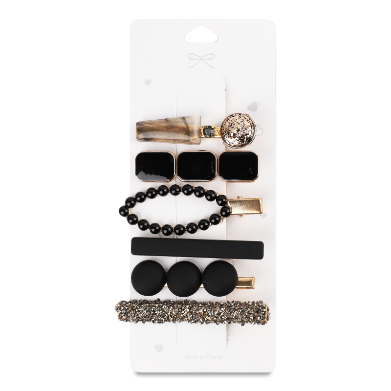 Набір заколок д/волосся з прикрасами 6шт в асортименті FHF246ZJ02