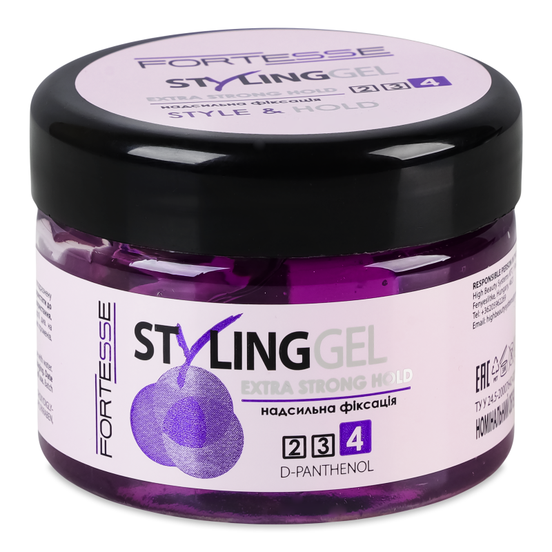 Гель д/волосся надсильна фіксація 100мл Fortesse
