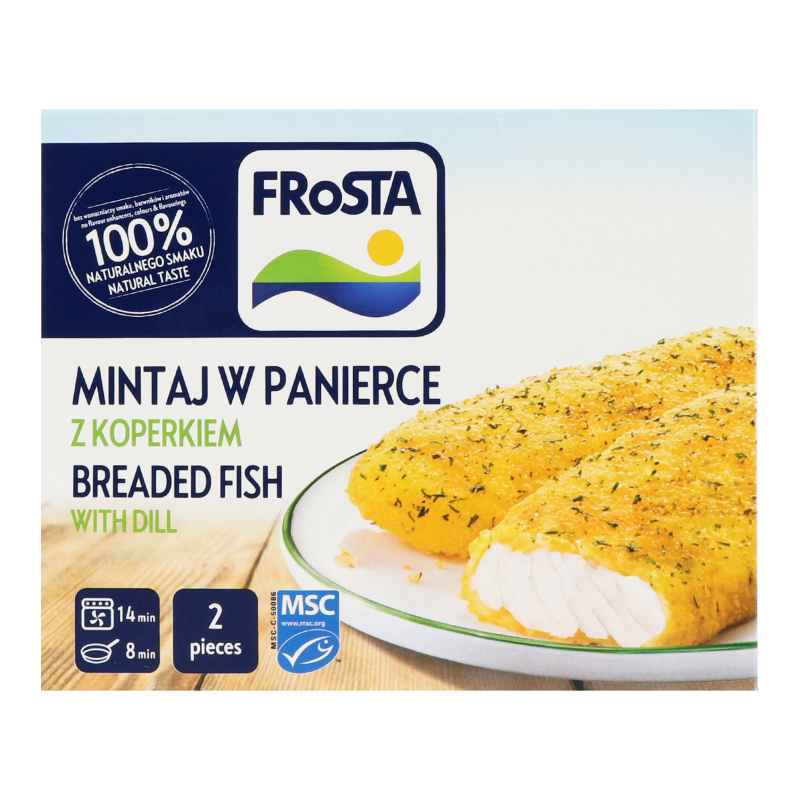 Минтай заморожений в паніровці з кропом Frosta к/у
